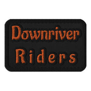 Downriver Riders Embroidered patche