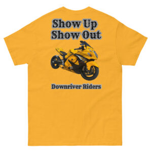 Downriver Riders yellow Busa